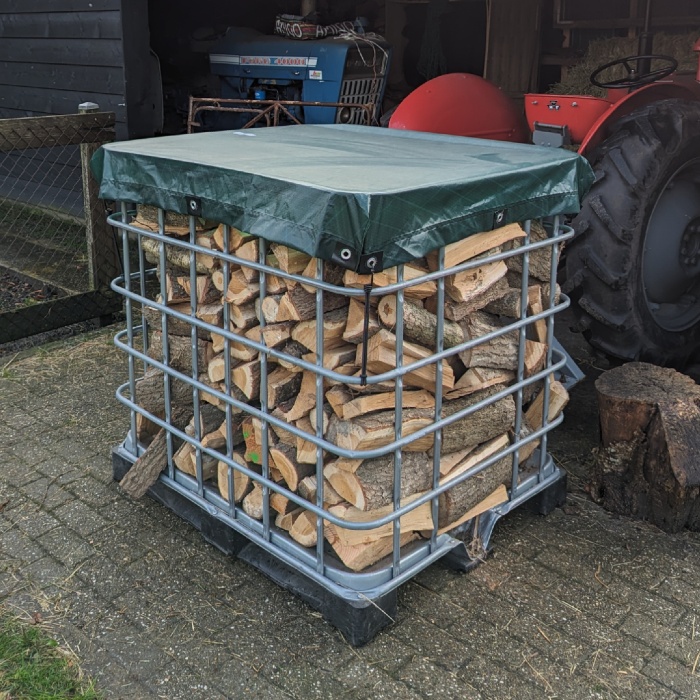 Afdekzeilen voor IBC-kratten